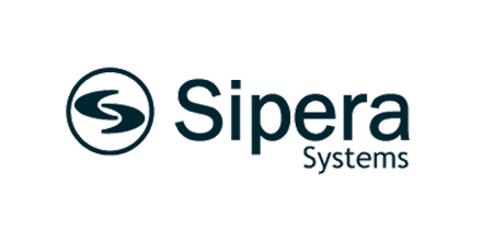 Logo of Sipera Systems with a stylized 'S' inside a circle and the company name beside it.