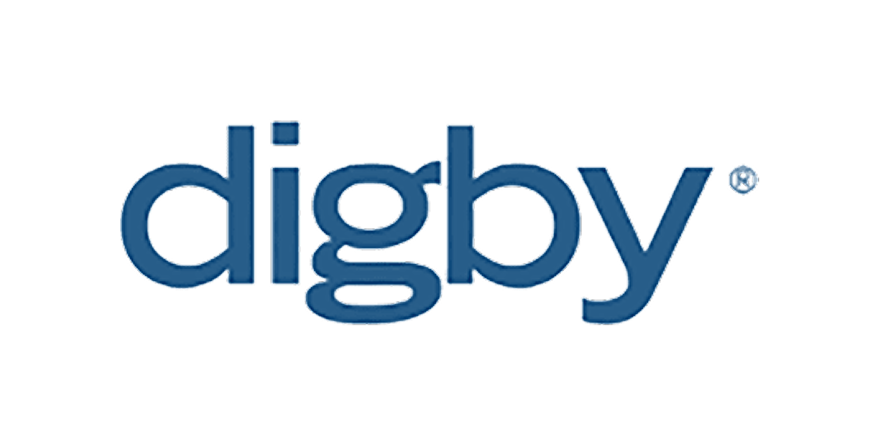 Logo of the Dish Network, featuring the word 'dishy' in blue lowercase letters with a registered trademark symbol.