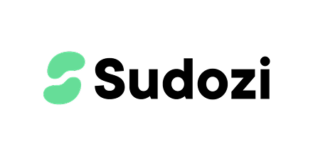 A black background with a stylized green graphic resembling two overlapping 'S' shapes.