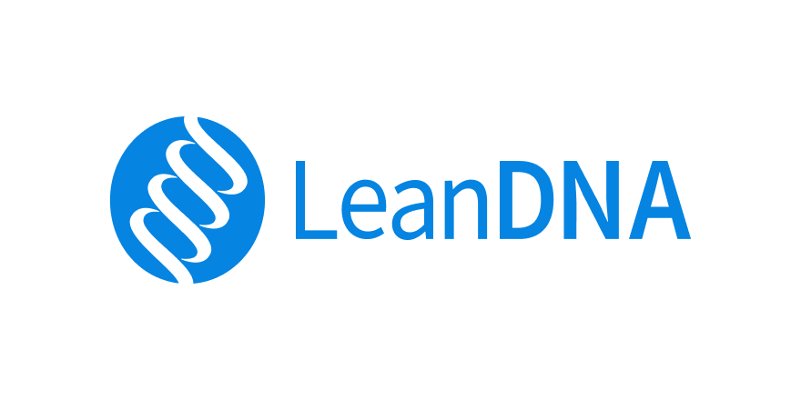 LeaNDA logo with a stylized DNA double helix inside a blue circle, and the words 'LeaNDA' in blue text.