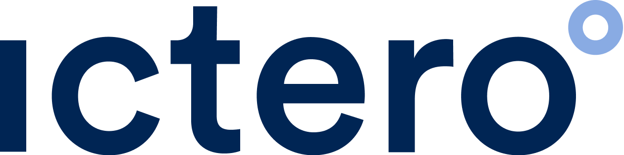 Close-up of a logo that reads 'nectero' with a small degree symbol at the top right.