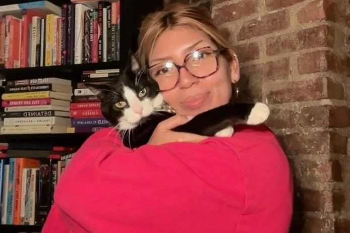 virtual NJ therapist with cat