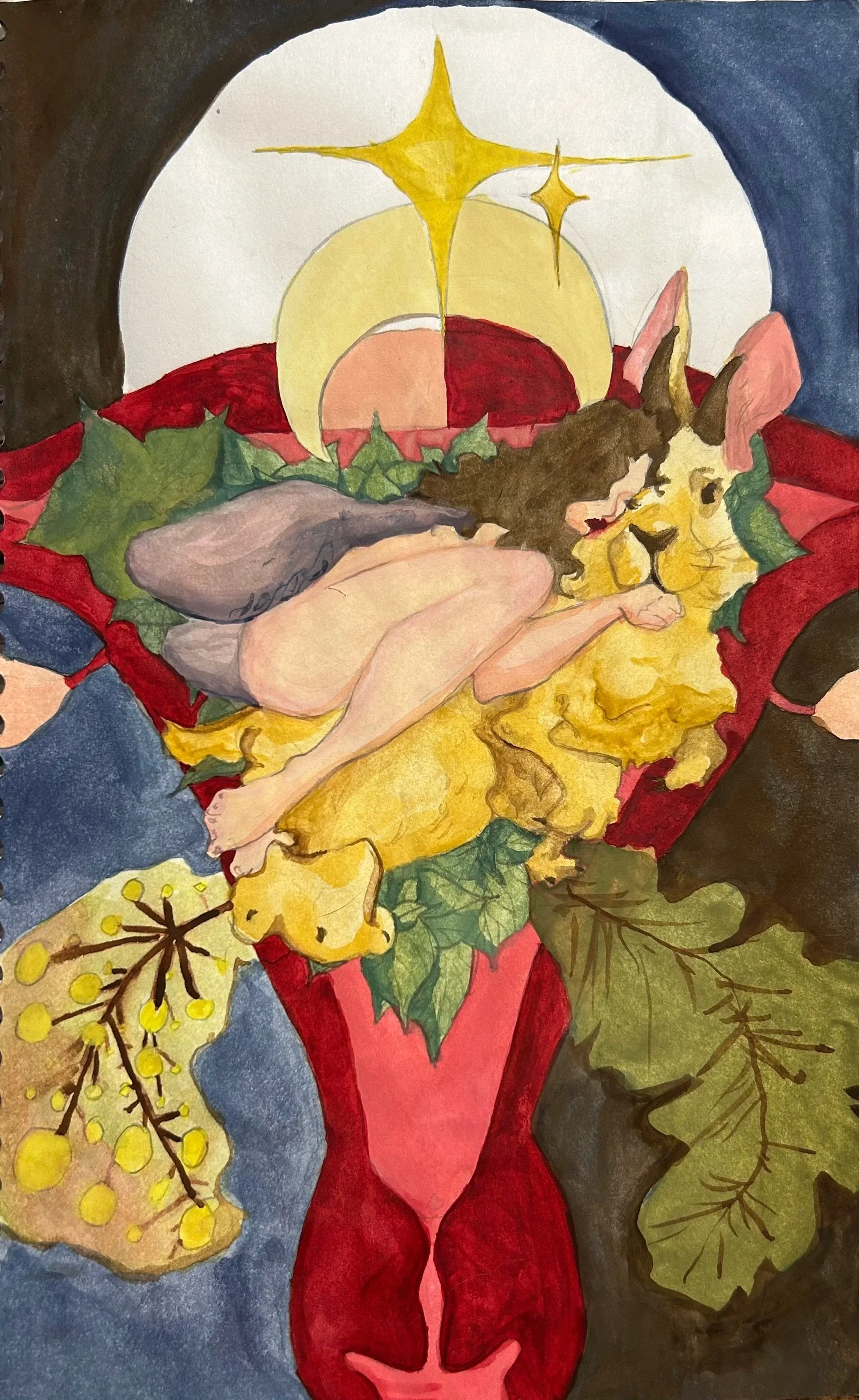 Preliminary Nymph in Utero - Print