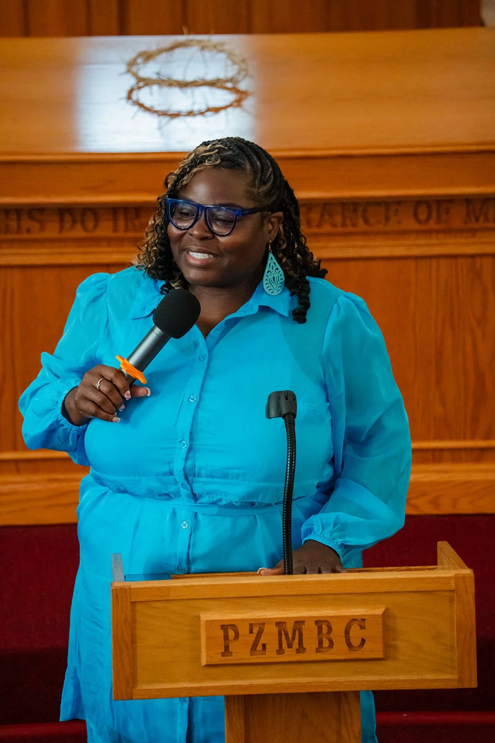 Roishetta Ozane, Founder of the Vessel Project in Lake Charles, LA offering her testimonial on the strength of mutual aid and community resilience in the face of climate disaster.