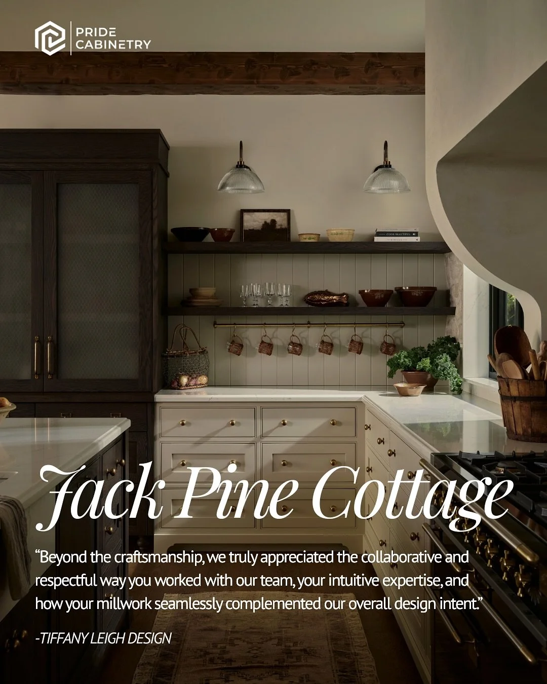 Early 2026 resolution number one: more projects like this.⁠
⁠
Jack Pine Cottage gave us the best of both worlds: a fun, collaborative partnership with @tiffanyleighdesign and one of our favourite cabinetry designs yet.⁠
⁠
This one kept us busy, but w