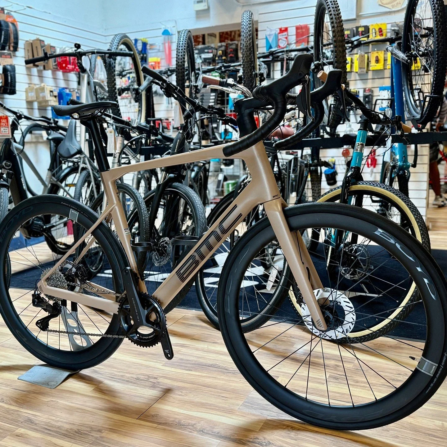 Craig's new BMC Roadmachine with Boyd wheels was a dream to build. There is little more satisfying than matching a rider to the perfect bike!