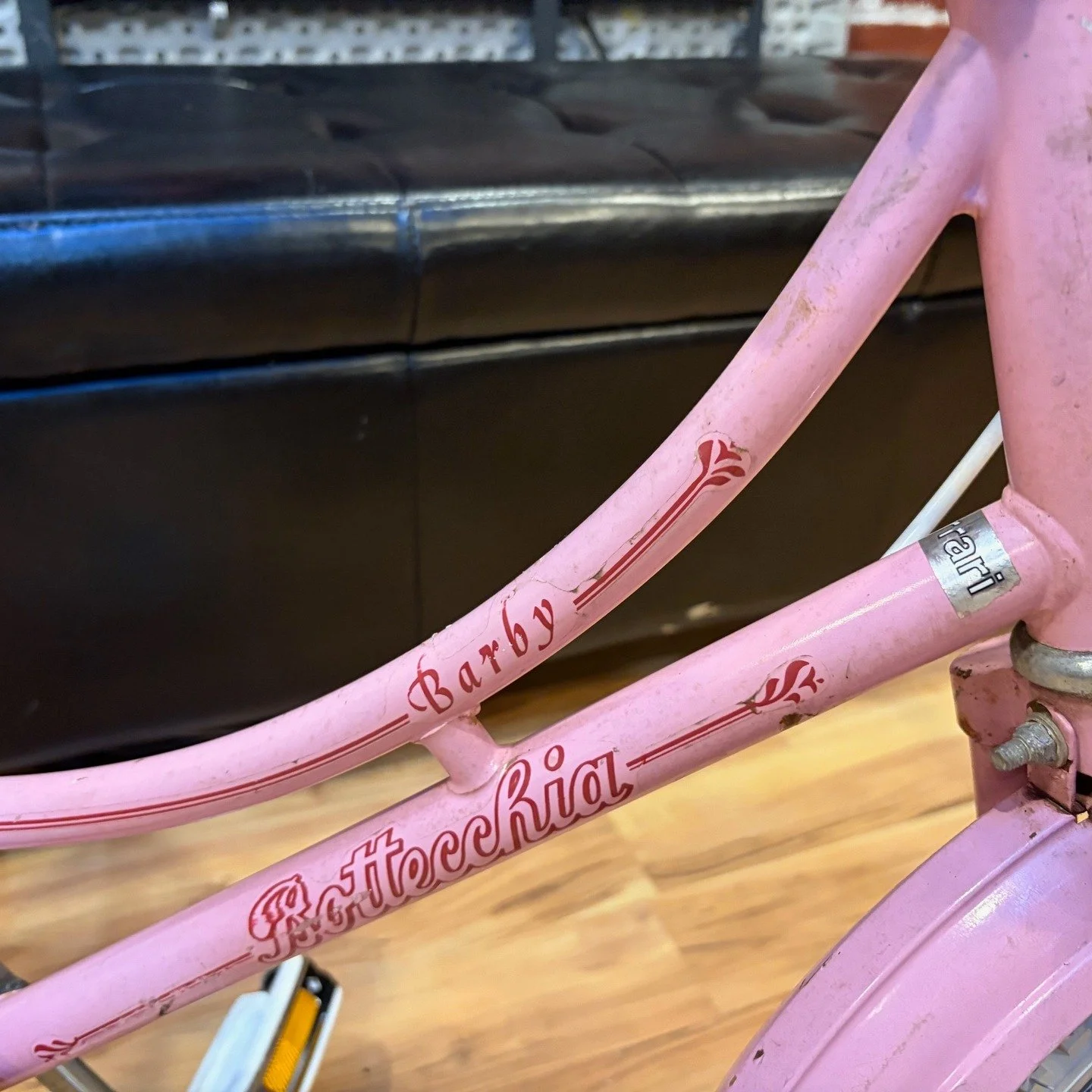 When we told Phil he would be restoring a classic Italian Bottecchia, we're not sure this is what he was expecting!