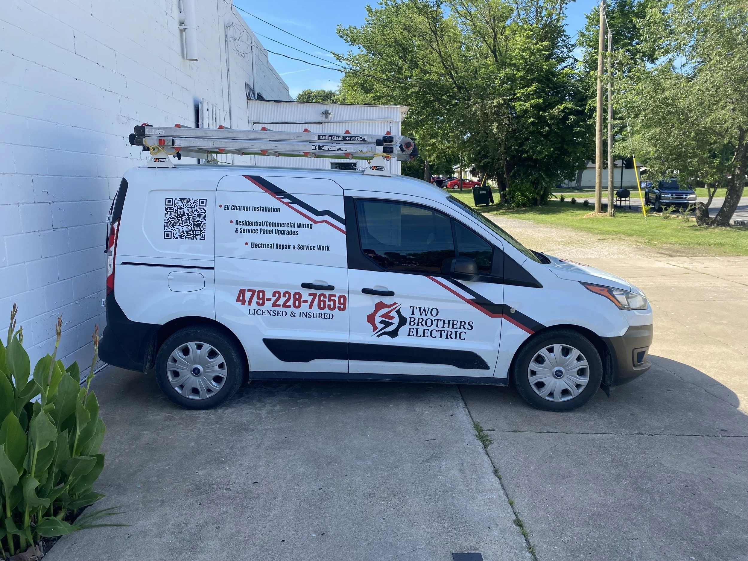 Two Brothers Electric Van Graphics