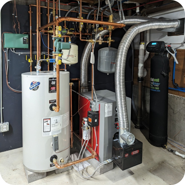 HVAC Gas Boiler System recent Project for SkyWalker HVAC
