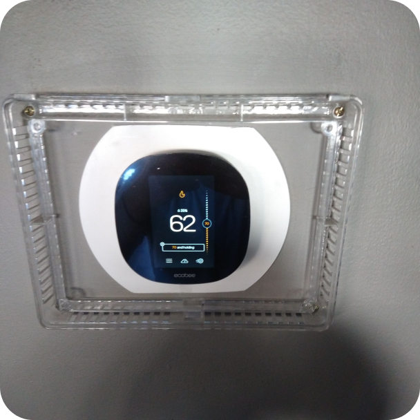Smart thermostat installation for recent customer of SkyWalker HVAC