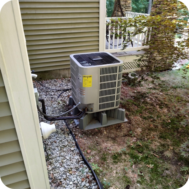 Outdoor unit of a Air conditioner for a recent customer of SkyWalker HVAC
