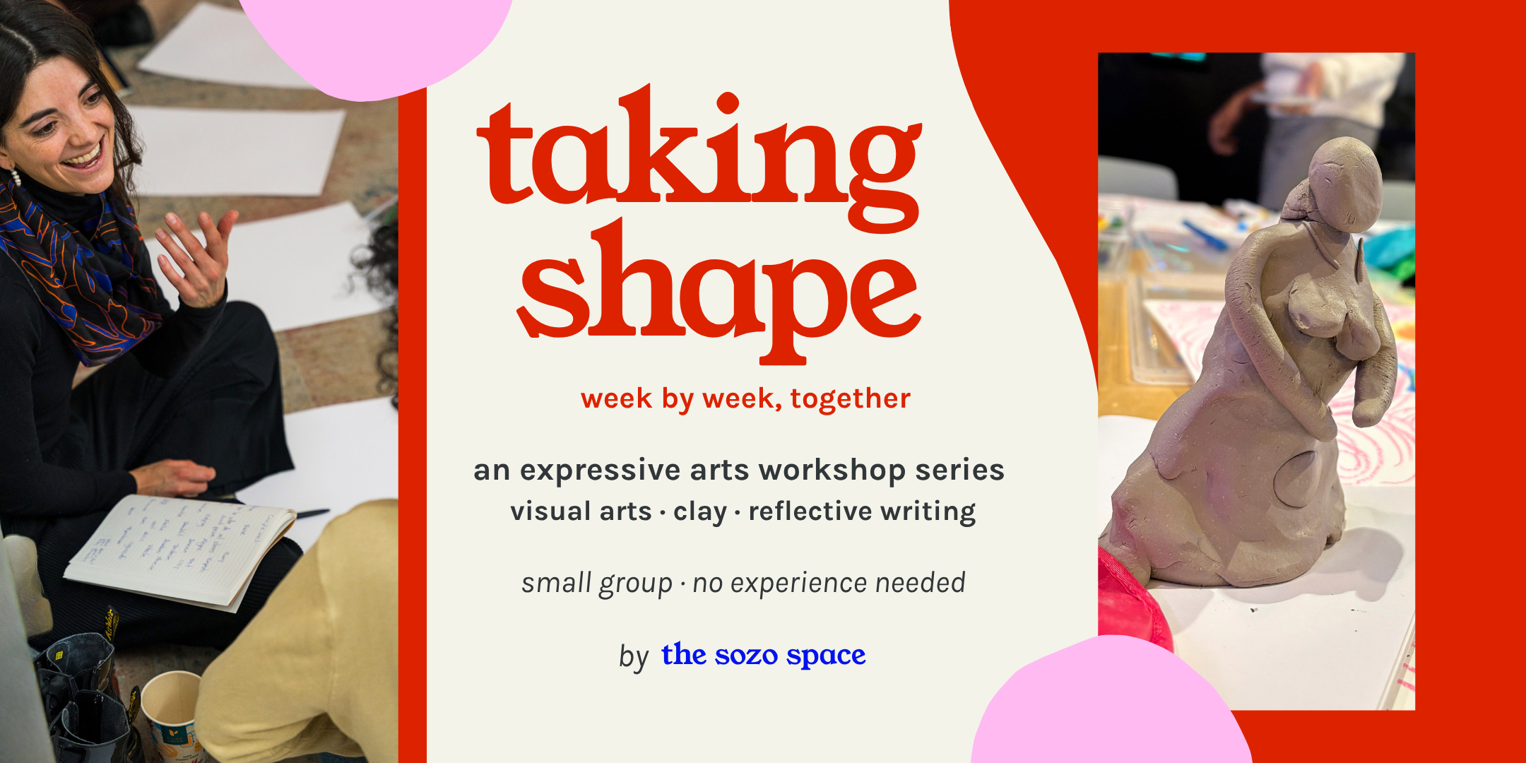 sozo seasons · autumn 2026 · taking shape | a four-week creative series in Berlin