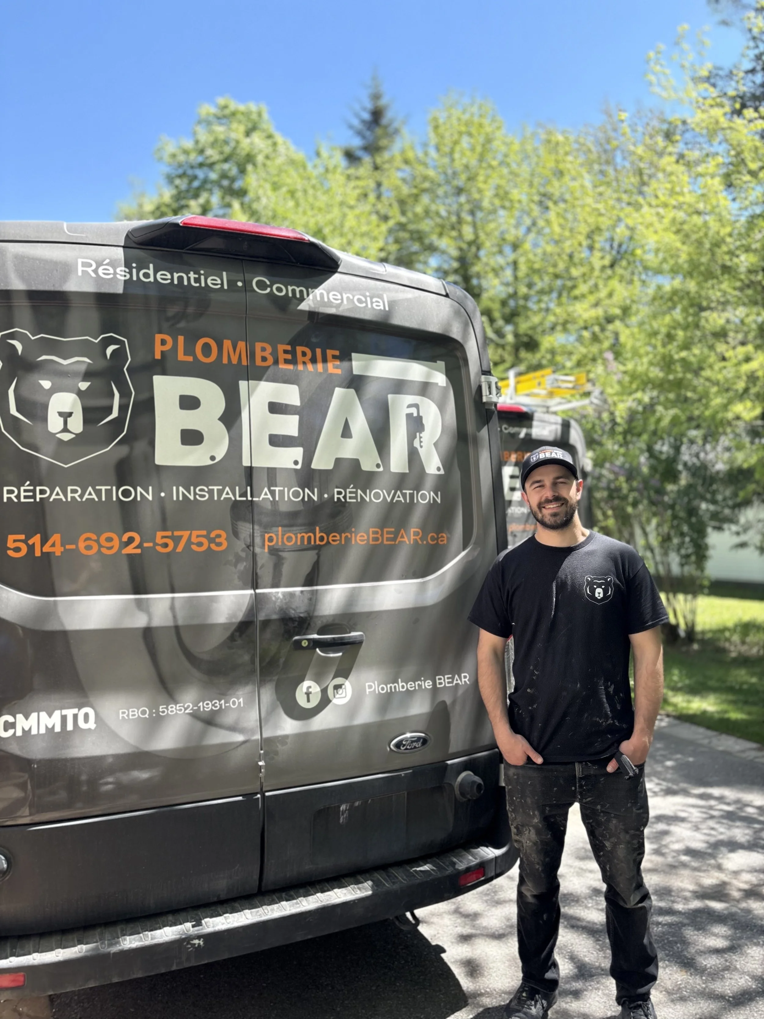 Founder and owner of Plomberie BEAR, Ben.