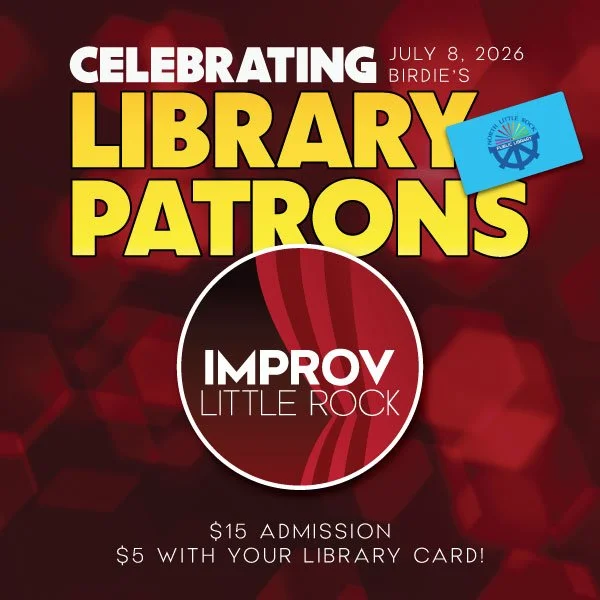 Celebrating LIBRARY PATRONS! Improv this Wednesday @ Birdies! 