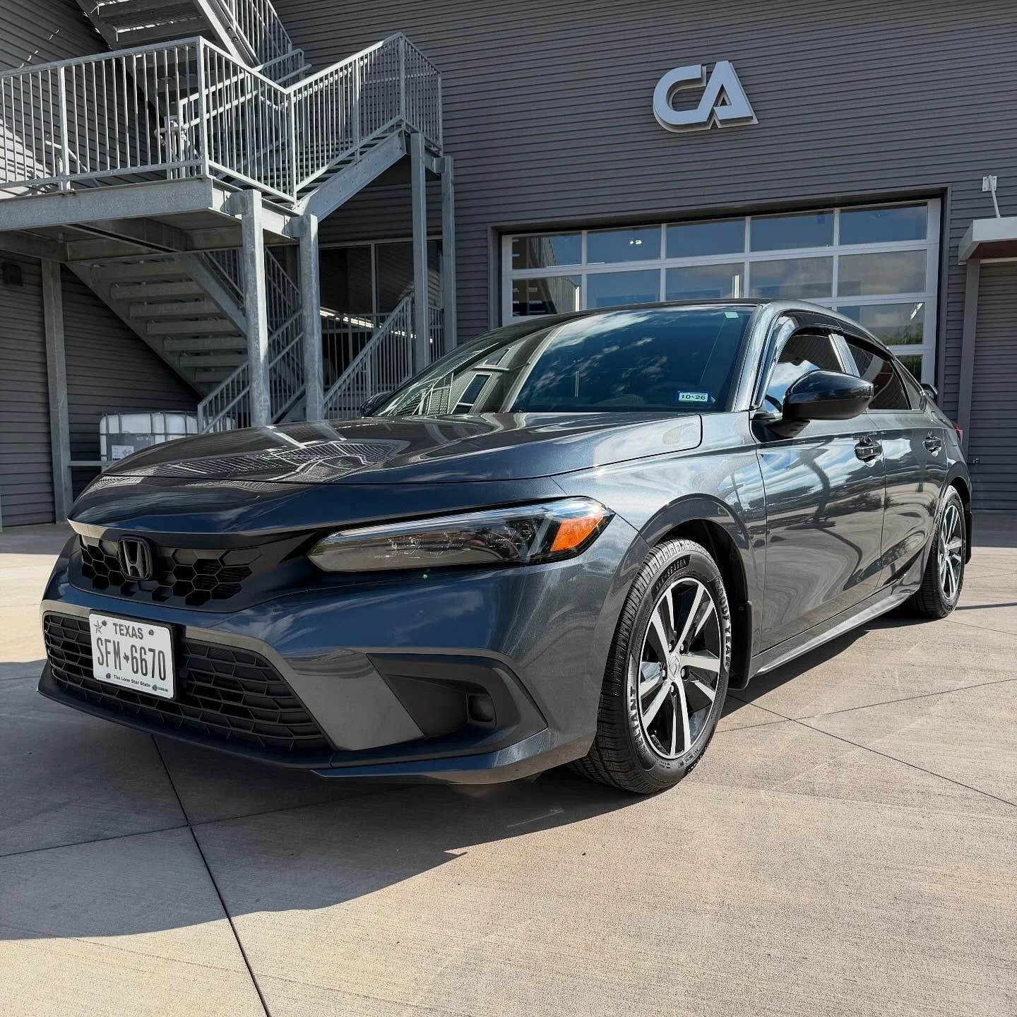 Protected with our 5 year PLUS ceramic coating and wheel coating. Before applying the coatings we performed a multi-step paint correction to remove the heavy swirling and defects. 

This 2022 Honda Civic got a complete turnaround!

#ceramiccoating #a