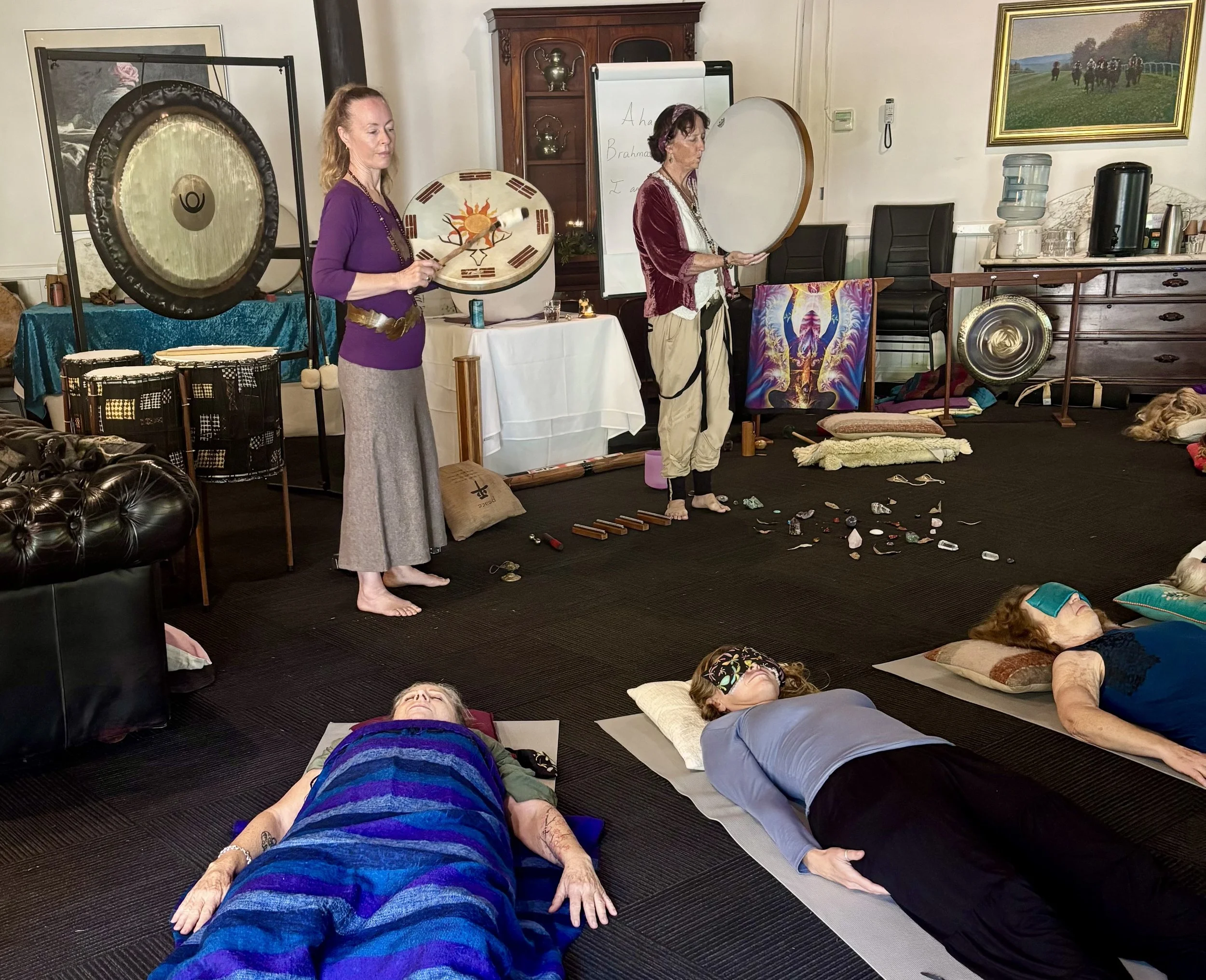 Sound Bath at the Alchemy of Sound Retreat