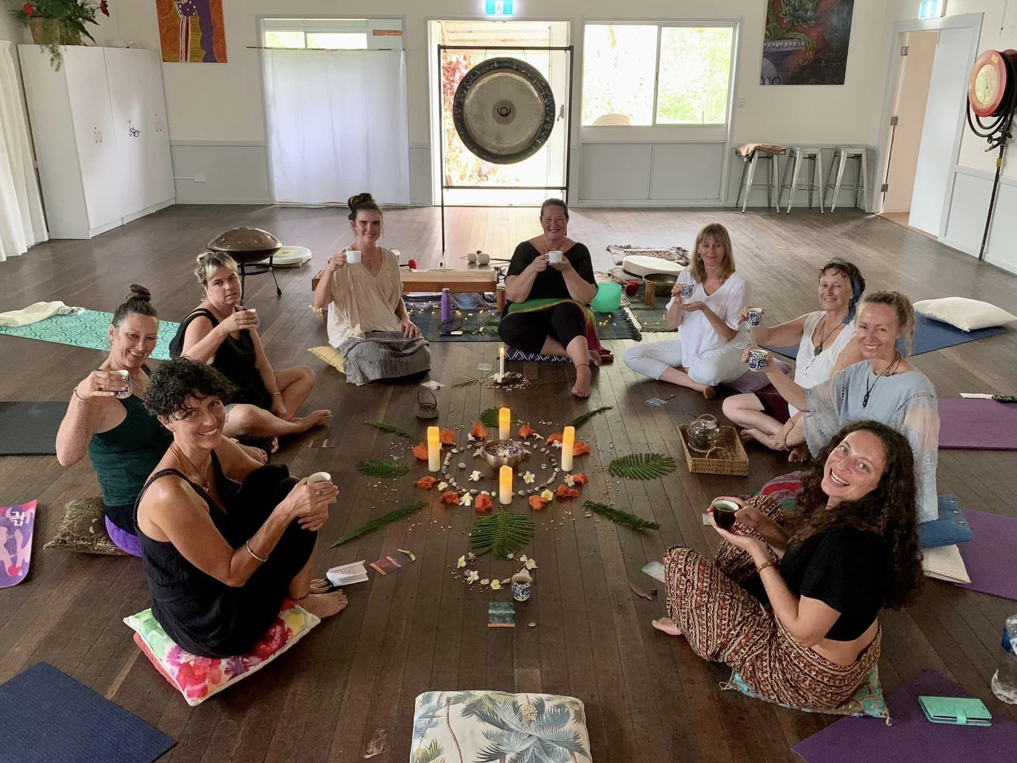 Sound Healing Students Byron Bay