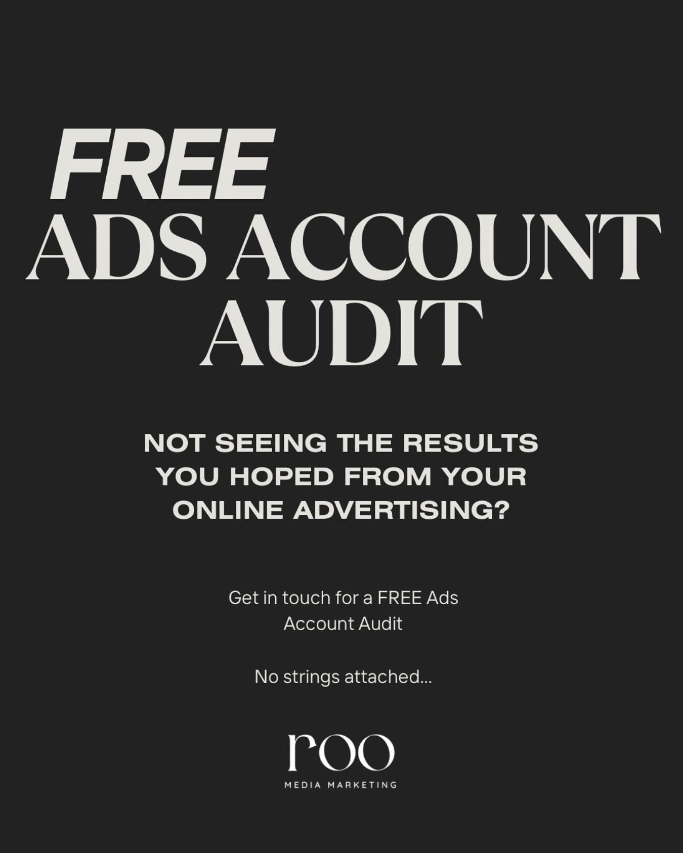 Struggling with ad performance? Let me audit your accounts - for FREE! I&rsquo;ll help you spot wasted spend, missed opportunities, and ways to scale. DM me to claim your free audit!💰

#marketinghelp #marketingadvice #eastbournebusiness
