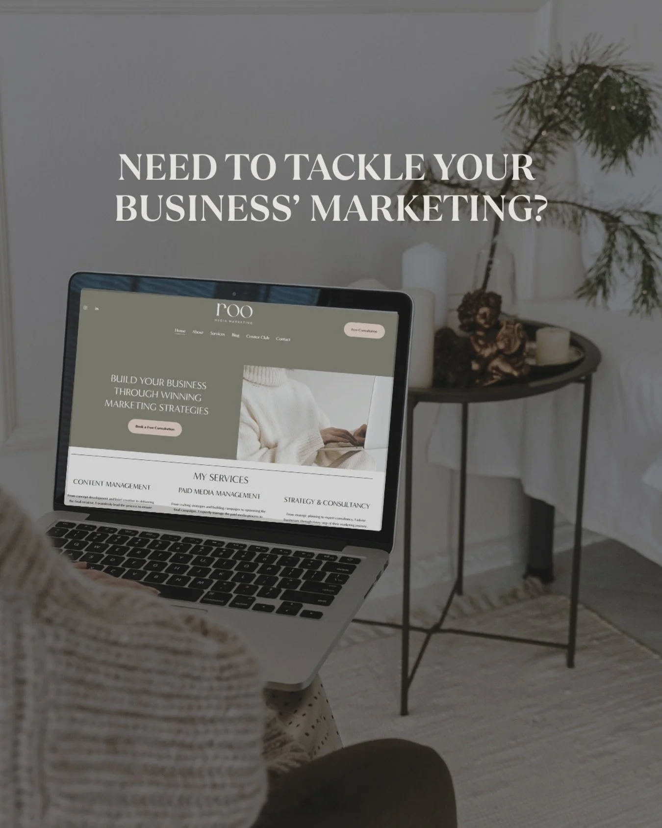Do you need to start tackling your business&rsquo; marketing? 🛠️ 

Marketing shouldn&rsquo;t feel like guesswork...

We create data-driven strategies that get your business seen, heard, and converting. 

Stop stressing. Start scaling. Visit the webs