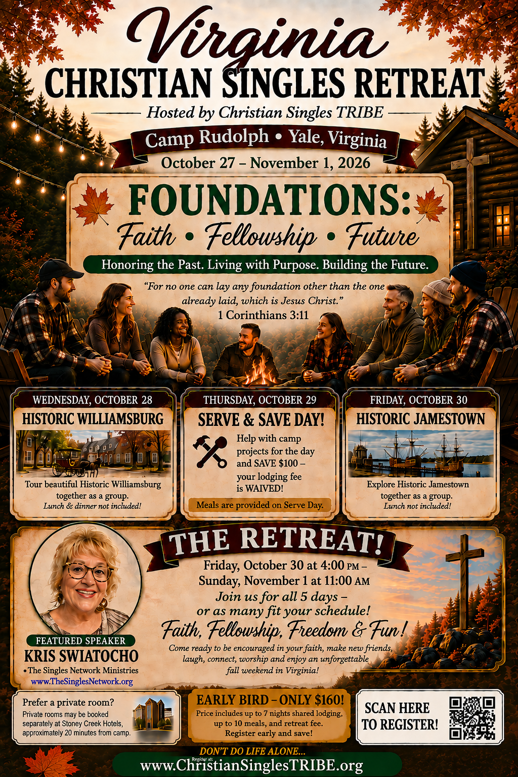 Virginia Fall Christian Singles Retreat