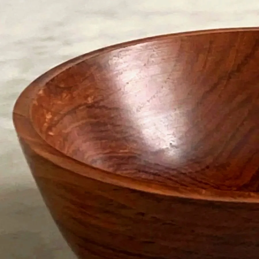 Custom Rosewood Cereal Style Bowl
