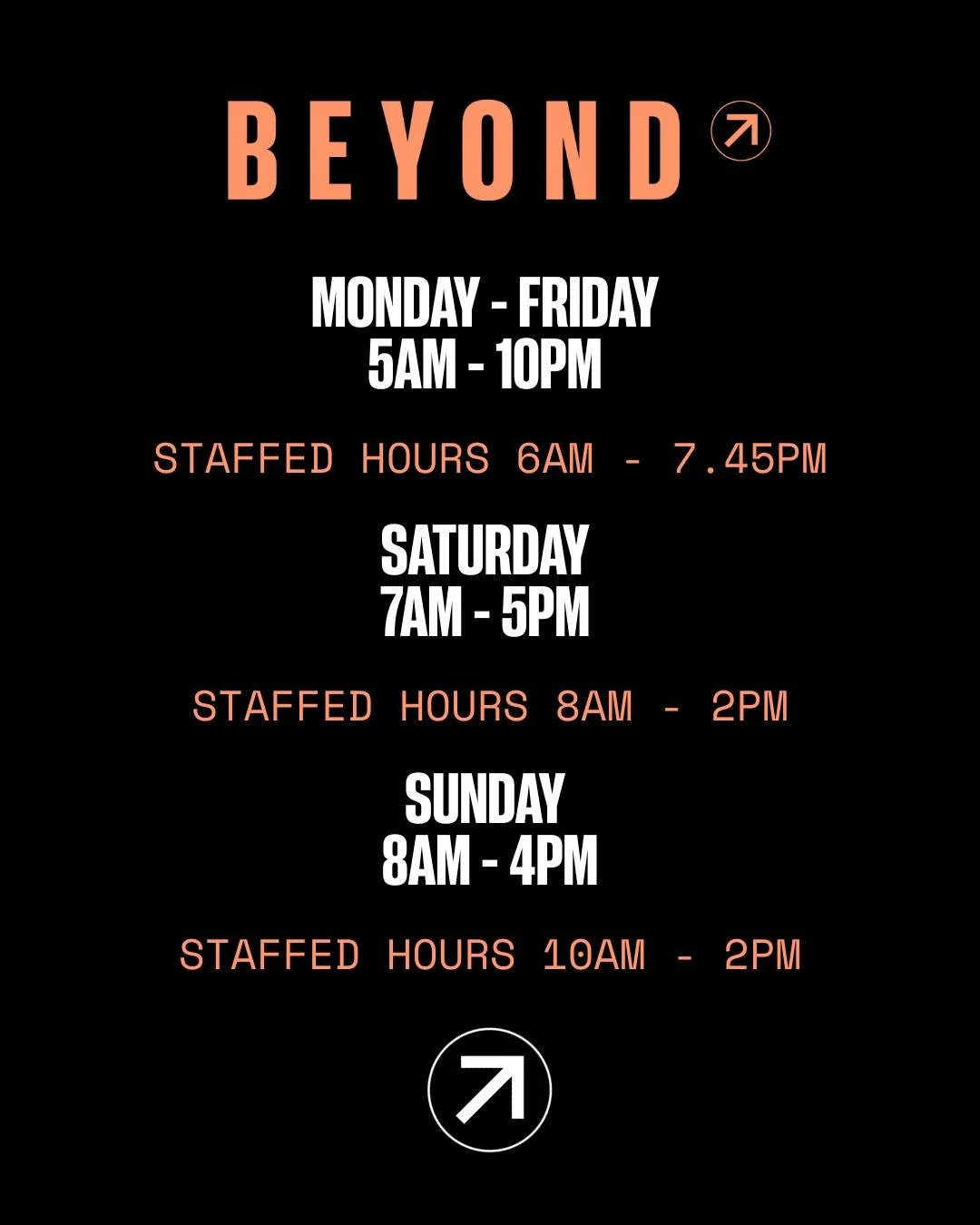 Elevate Your Fitness Routine

No matter when you schedule your workouts we've got you covered. 

Open 7 days per week. 

Go Beyond. 

#beyondfitnesskeswick #fitness #gym #keswick #lakedistrict #gymmotivation #workout #health