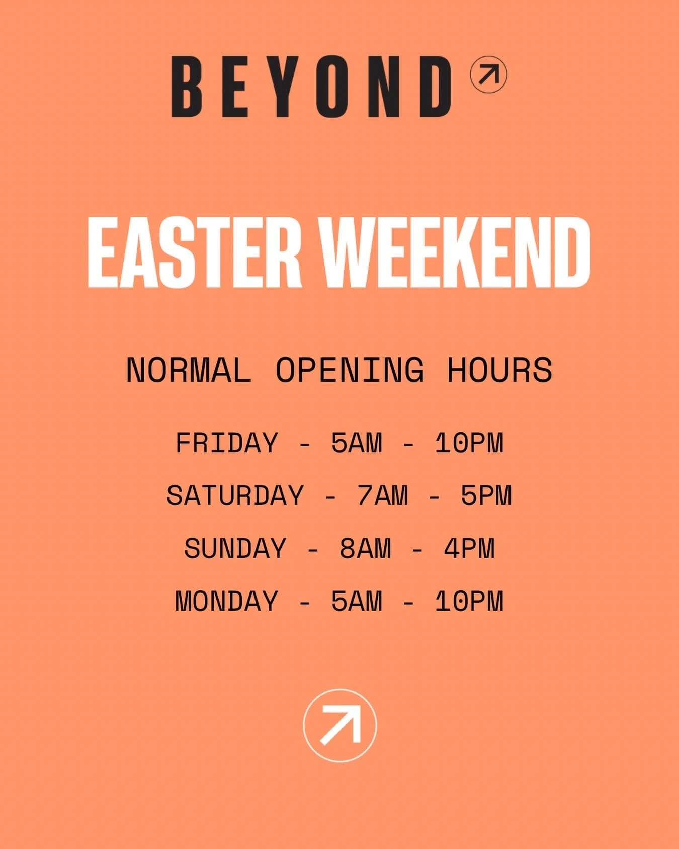 Easter Weekend Hours

Normal opening hours over the Easter Weekend. 

#keswick #gym #easterweekend