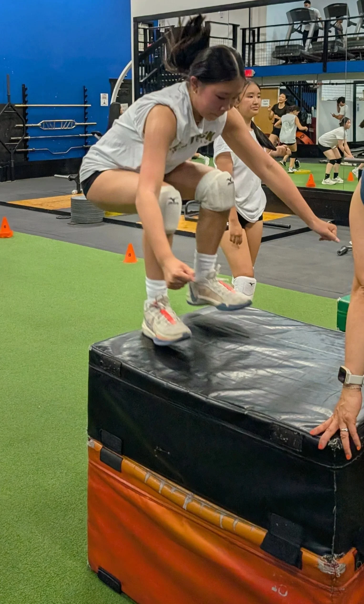 Female youth plyometric training