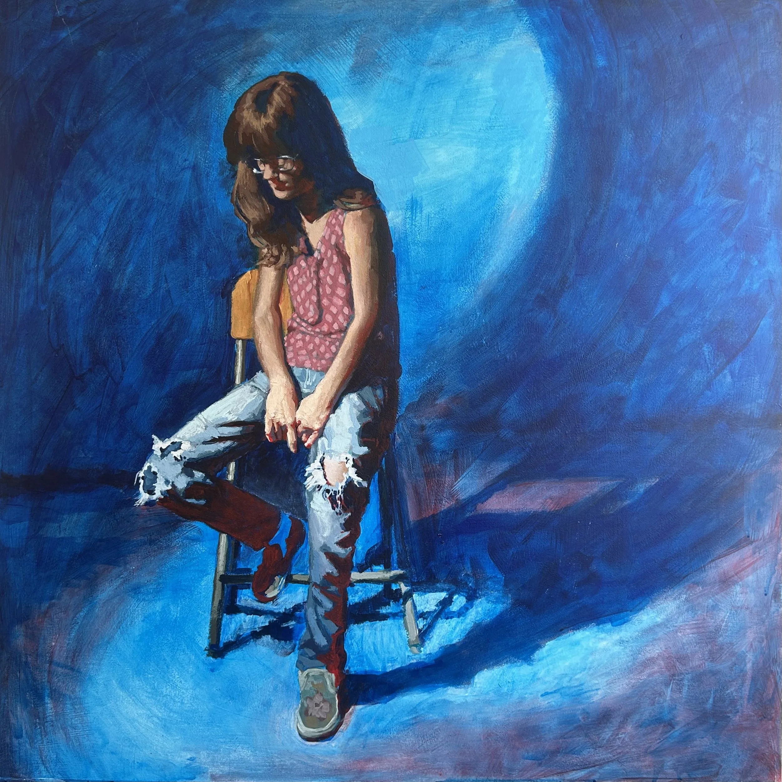 Spencer, 3' x 3', Acrylic, November 2025