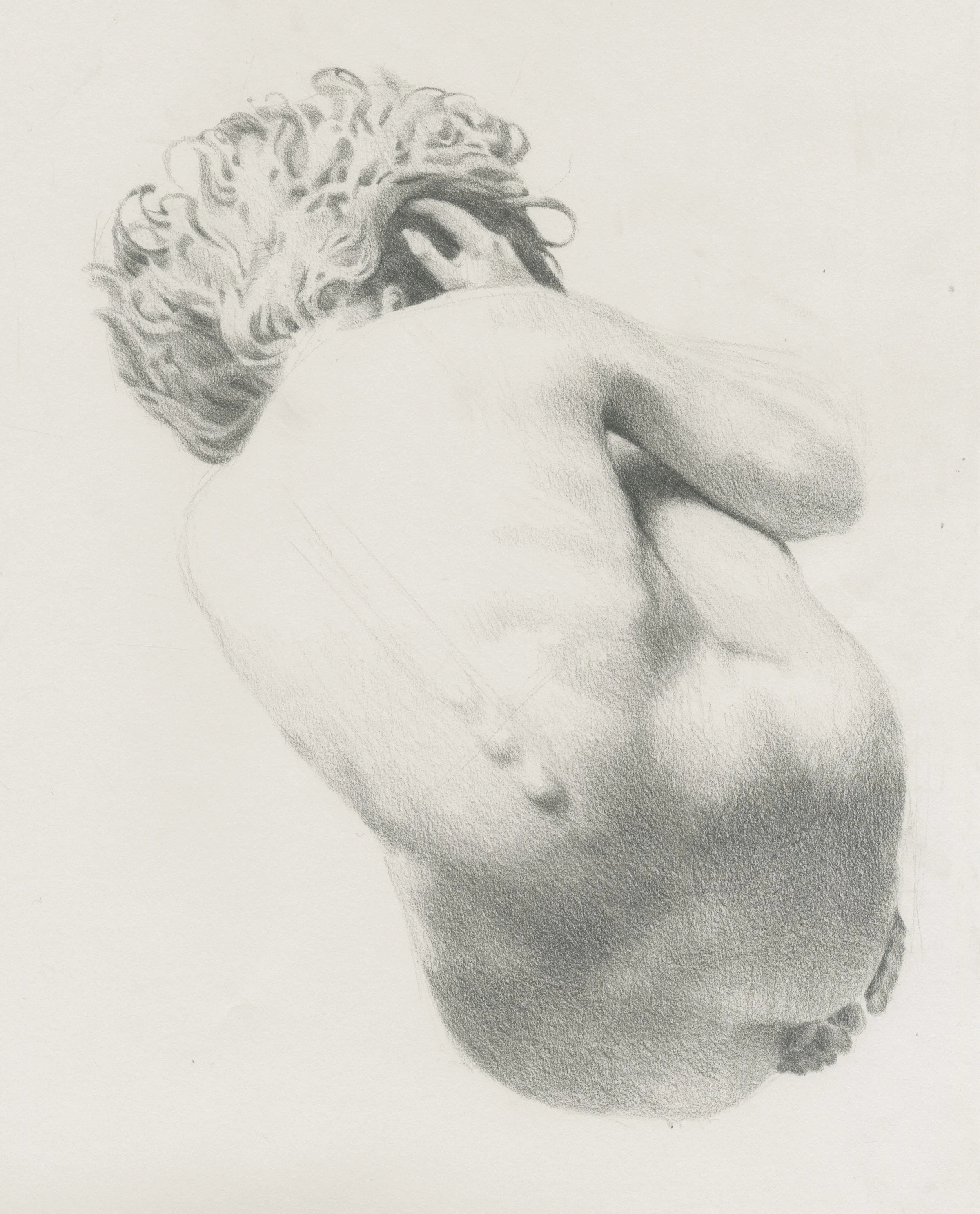 Folded, 10"x10", Graphite, April 2026
