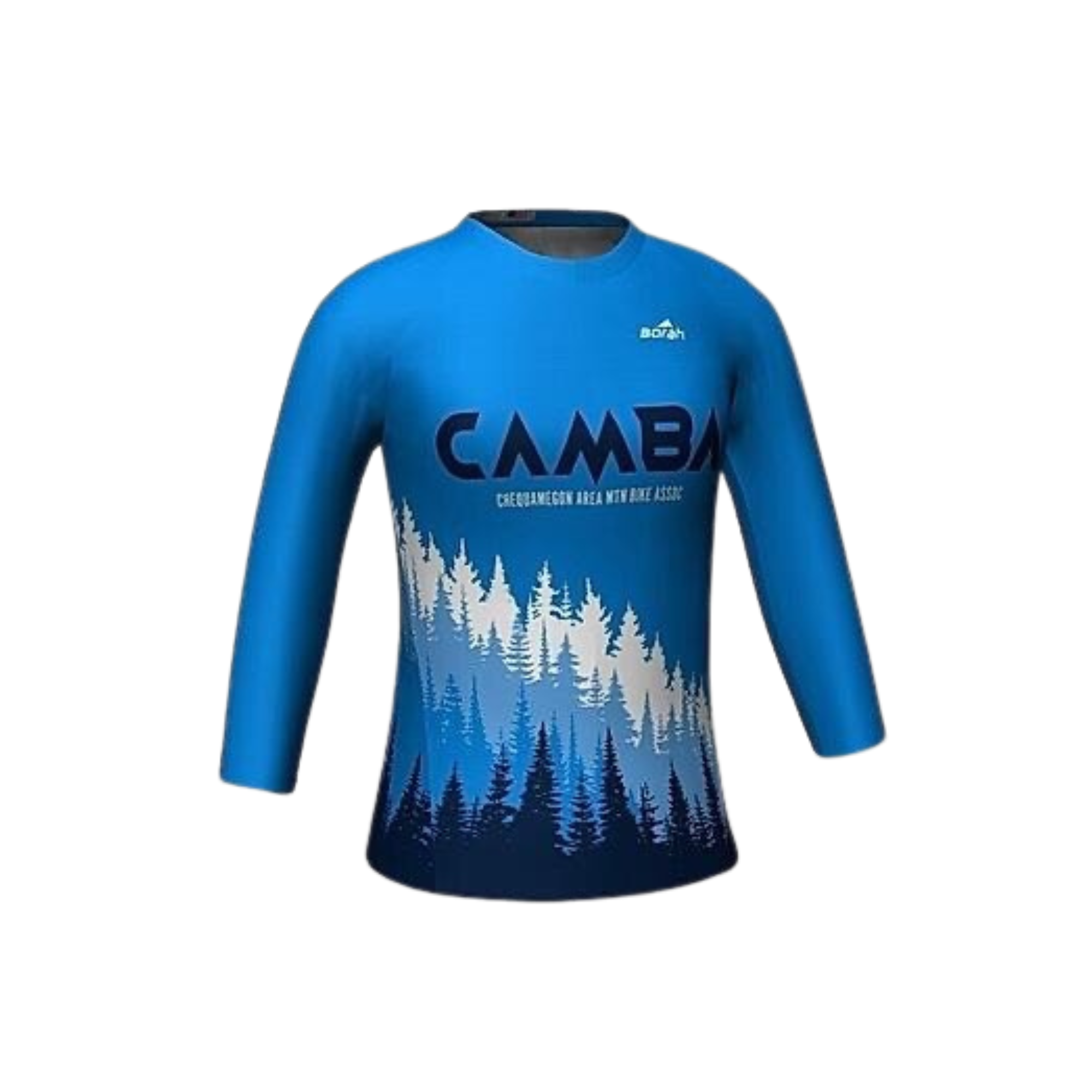 CAMBA Pro 3/4 Sleeve Freeride MTB Jersey (Men's)  *Special Edition - Forest Design*