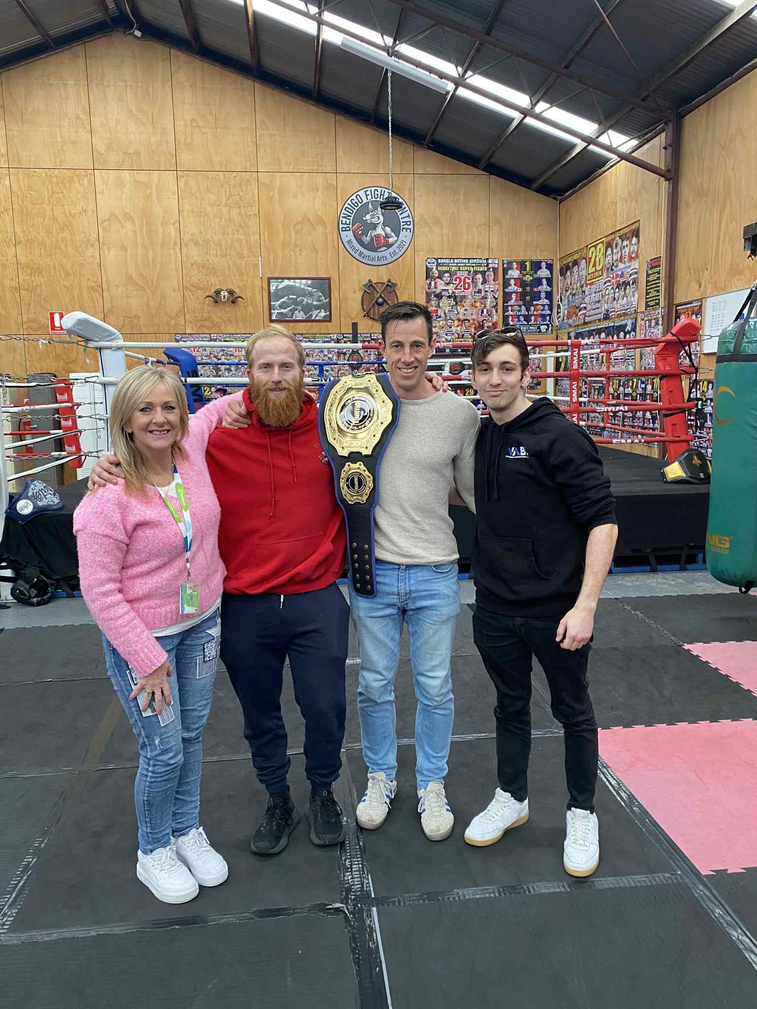 New sponsorship of Bendigo Fight Centre
