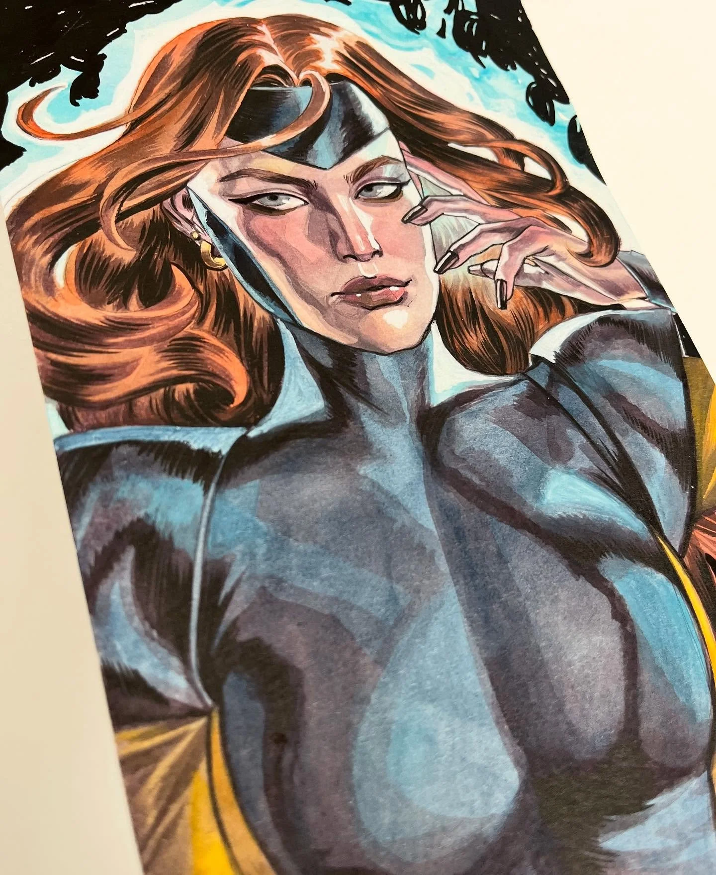 🔥 Love that I finally got to do a Jean Grey commission 🔥 based off her #xmen97 design as well! Such a fan of that show and so excited to play her on #marvelrivals next week! 

@marvel #marvelcomics #comicart #comicartist #painting #art #collector #