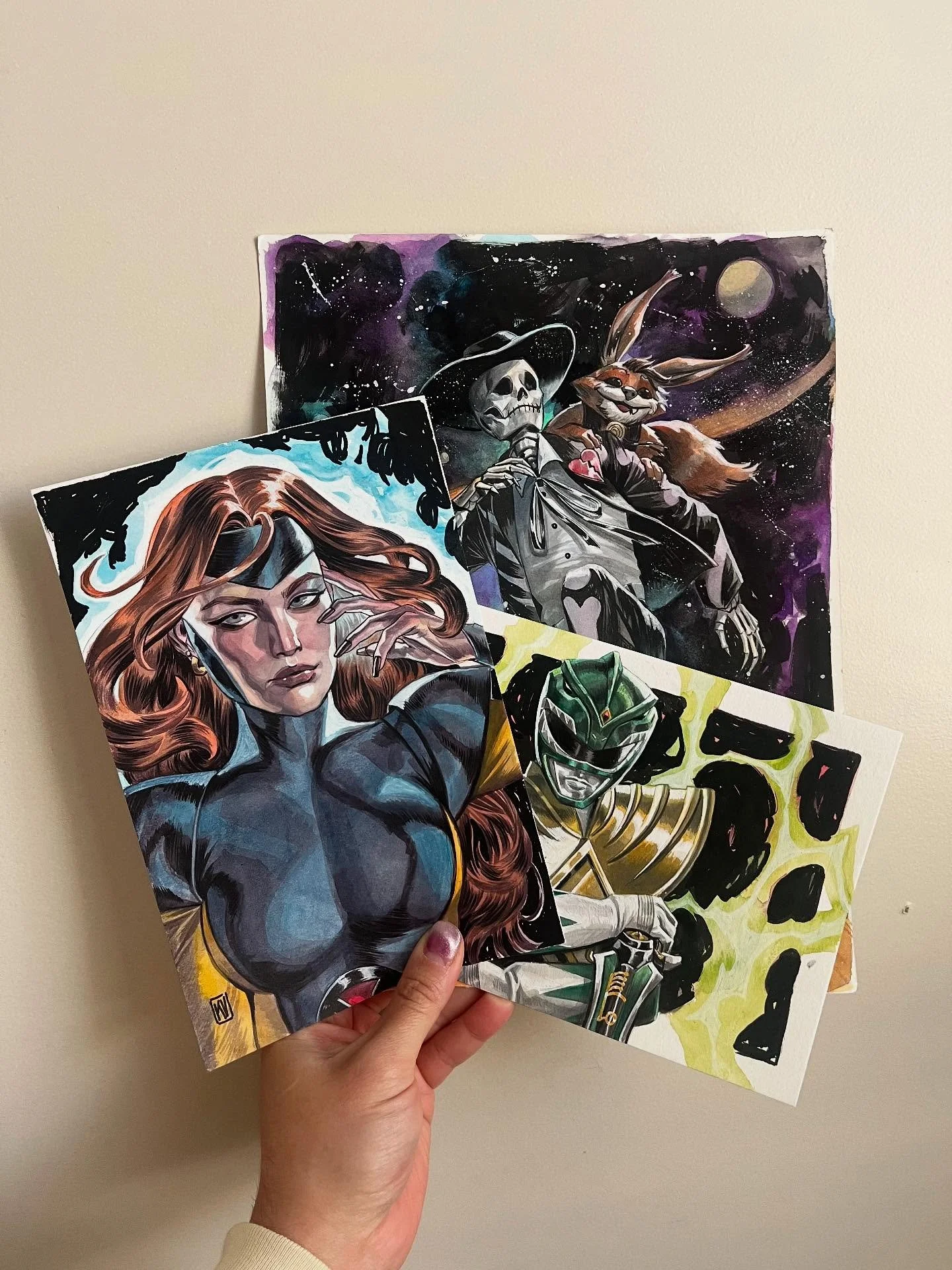 Some of my recently sent out commissions left over from Heroes Con last month! 🙌✨

#comics #comicartist #originalart #collector #collectibles
