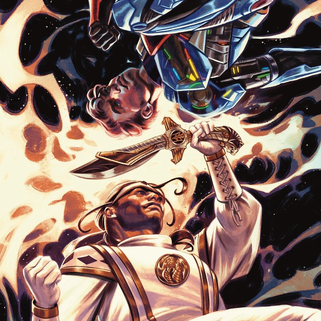 ⚡️Cover reveal for my Power Ranger / VR Troopers Flipbook⚡️was excited to draw this version of the White Ranger and Ryan! 😎

#powerrangers #boomstudios #vrtroopers #gogopowerrangers #mightymorphinpowerrangers #comicart #comicartist #paintjng #digita
