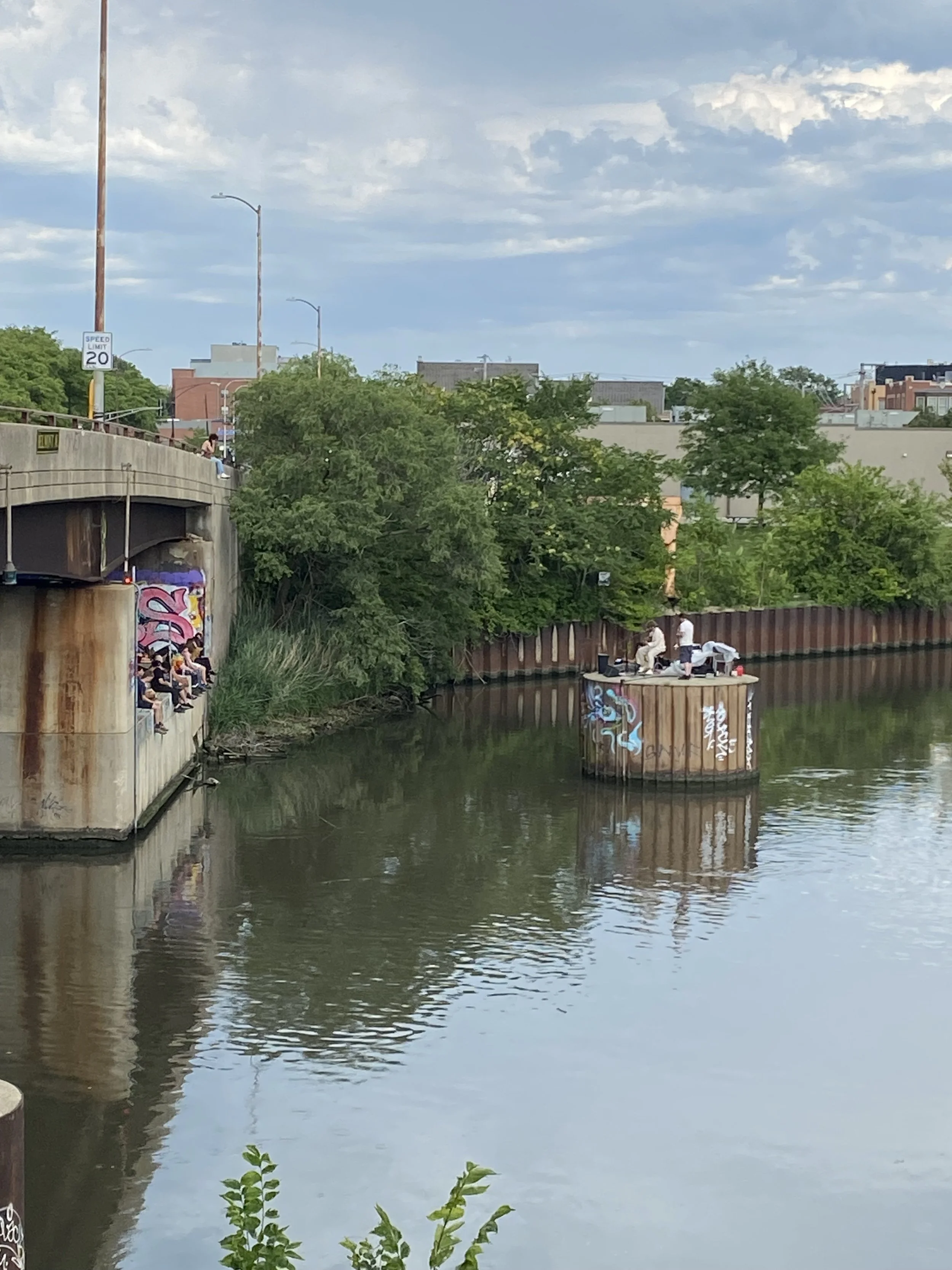 A secret river show outside of our therapy office in Avondale