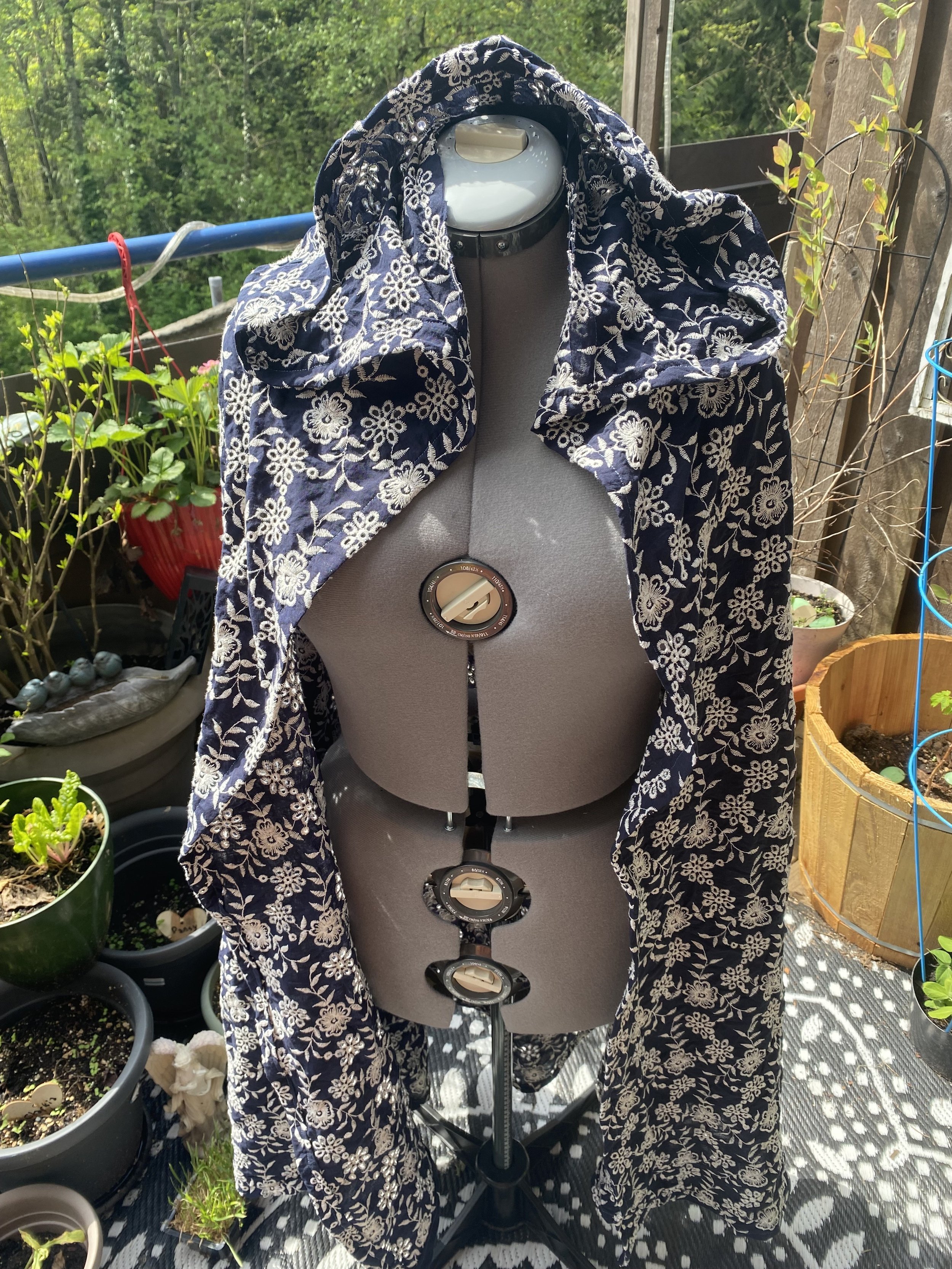 Cotton Midi Cloak