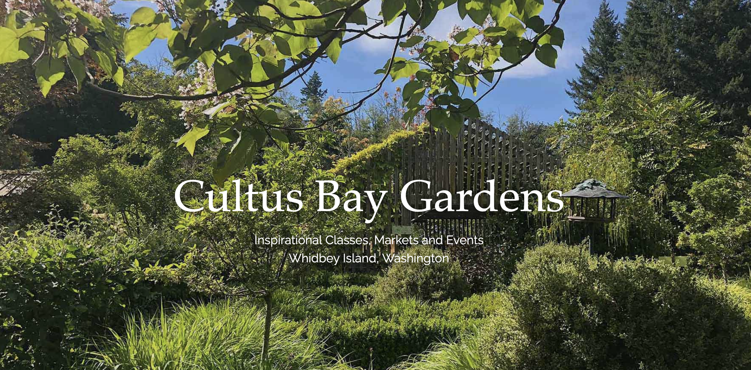 Cultus Bay Gardens Winter Market