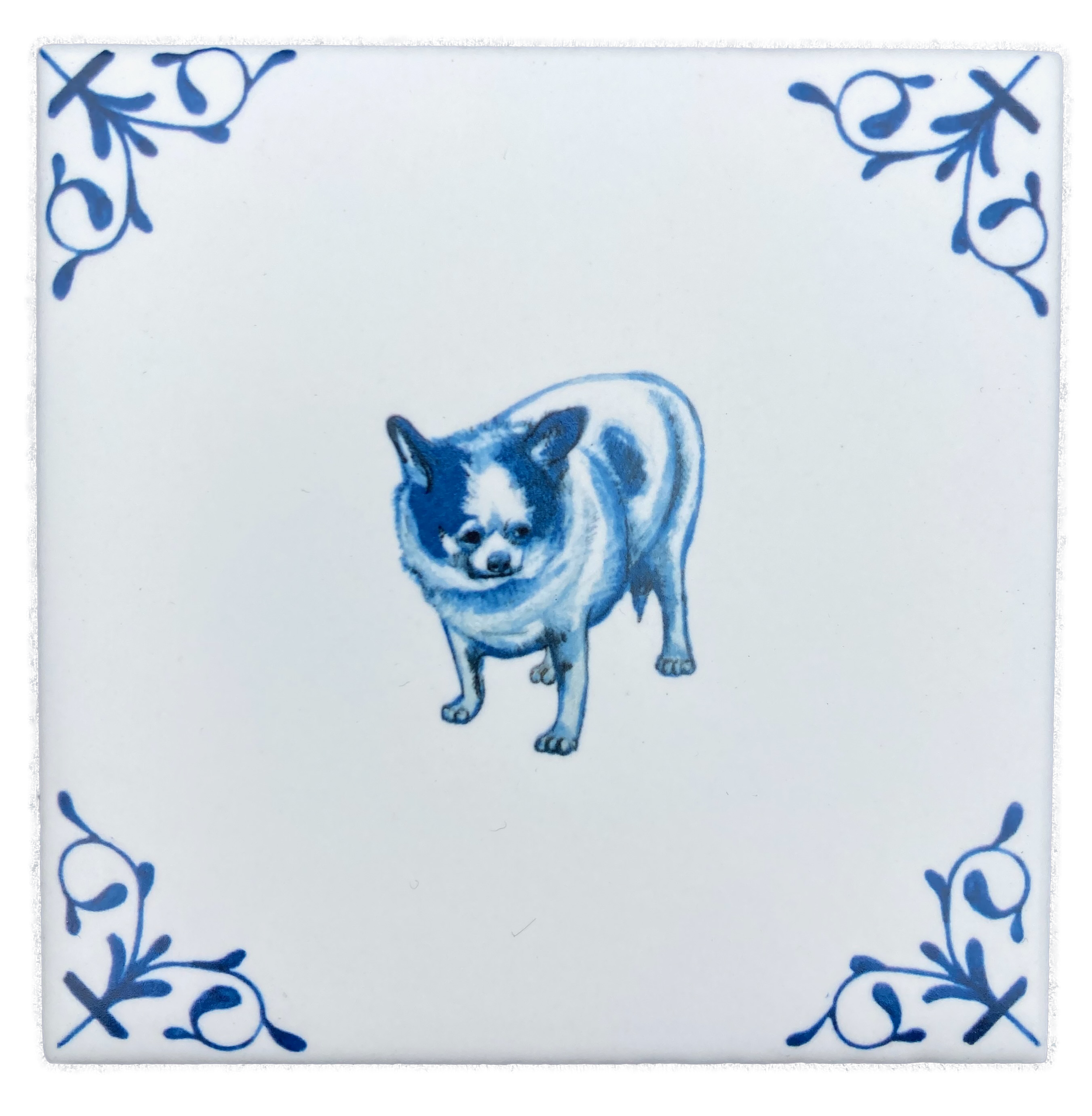 Langley Dog 4X4 Tile