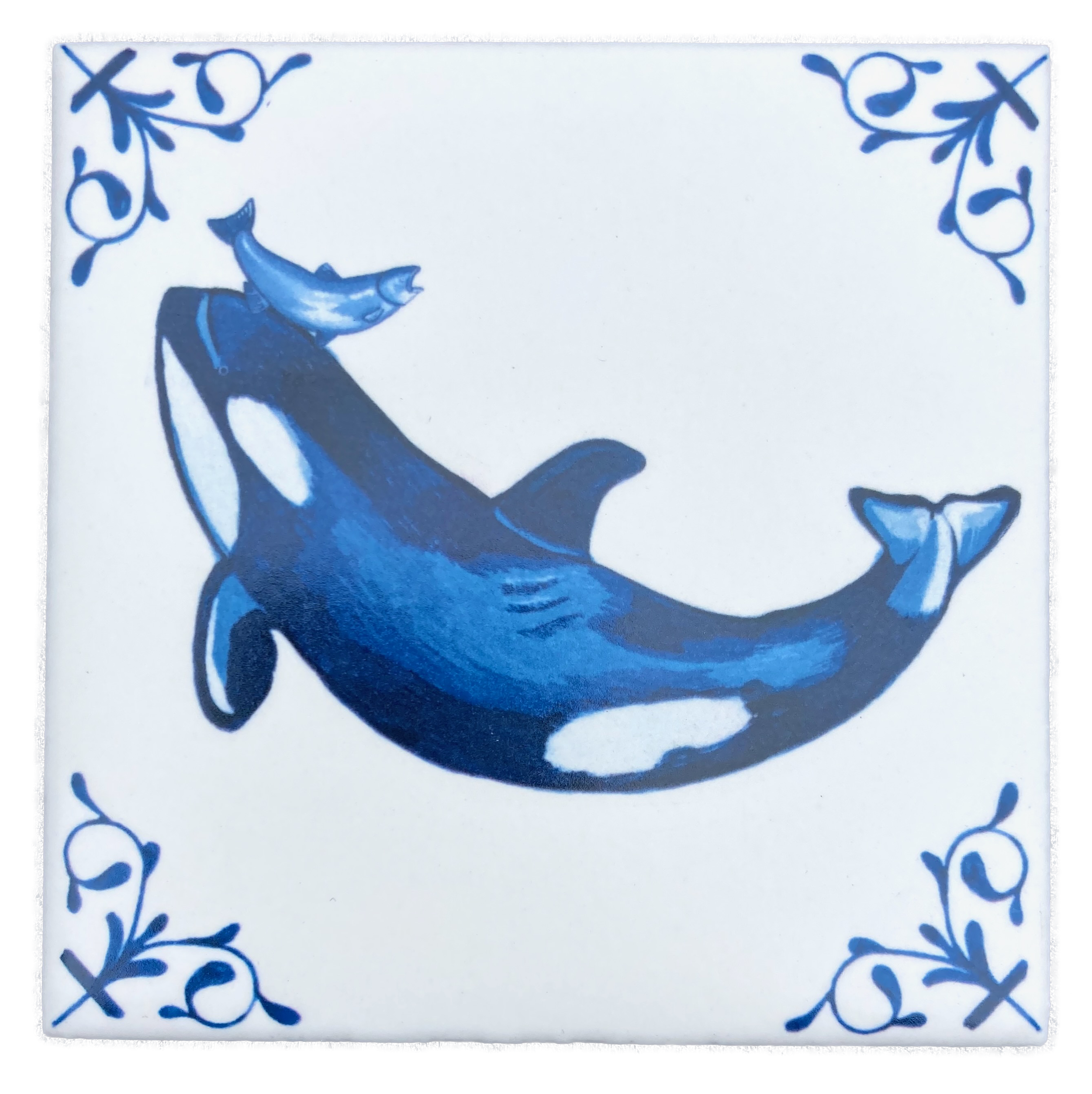 Orca plus Salmon Hat