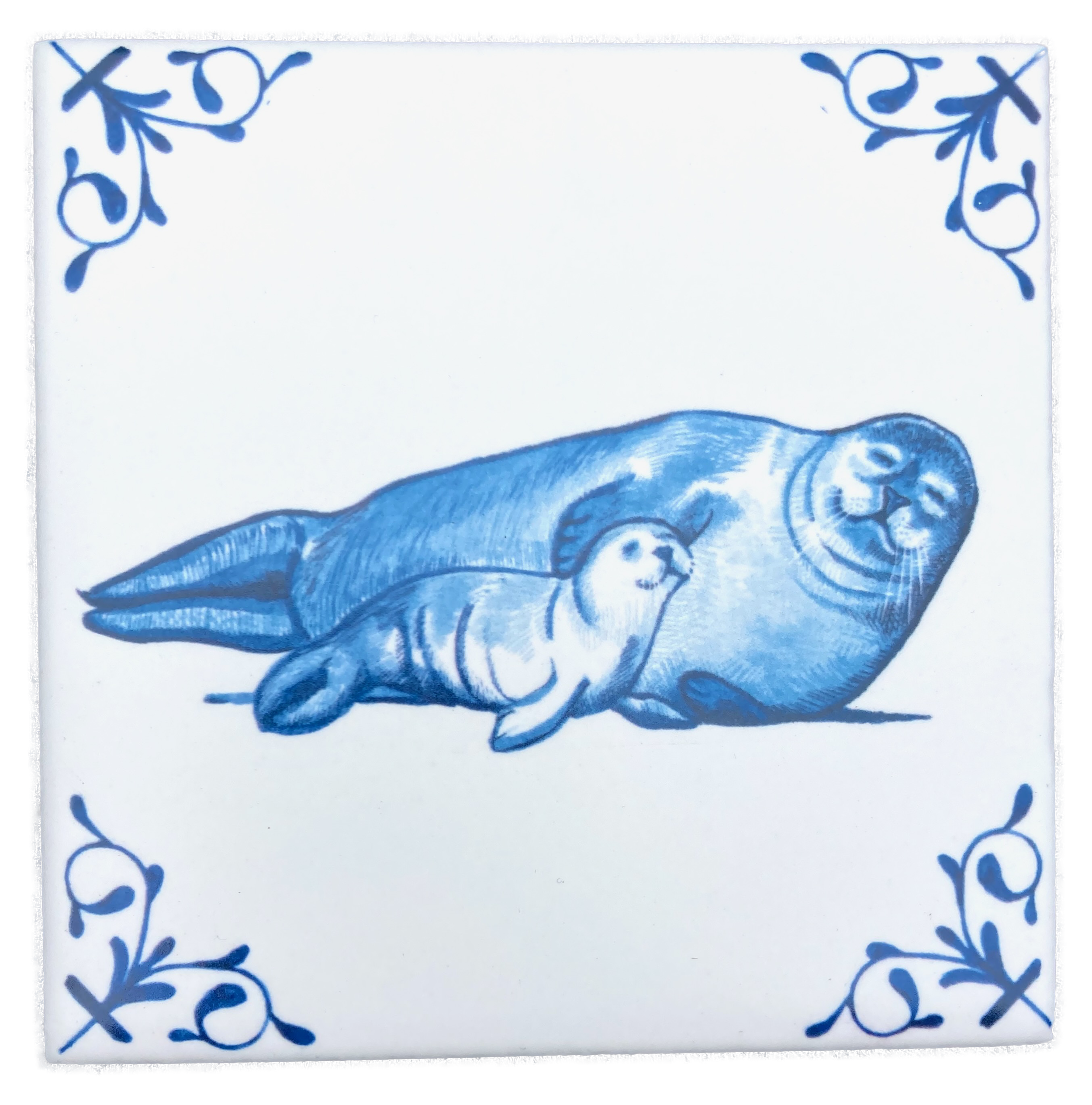 Harbor Seal 4X4 Tile
