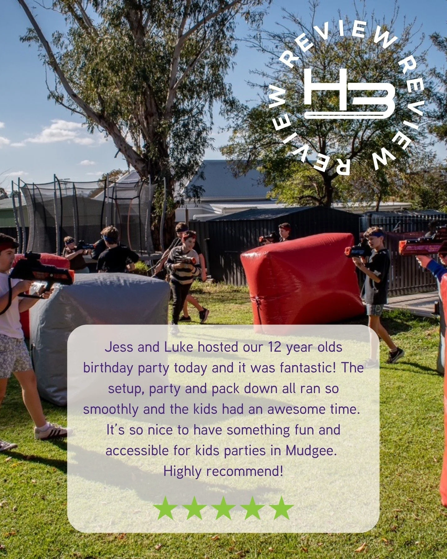 Real Party, Real Praise: The HyperBeam Experience

&ldquo;Jess and Luke hosted our 12-year-olds birthday party today and it was fantastic! The setup, party and pack down all ran so smoothly and the kids had an awesome time. It&rsquo;s so nice to have