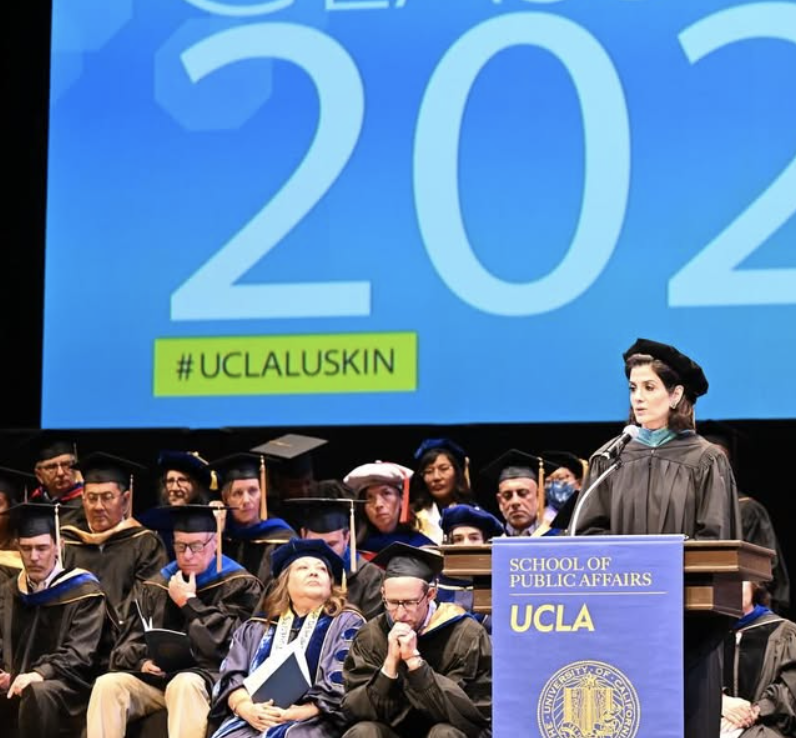 Nathalie Rayes delivers UCLA Luskin School Commencement Address