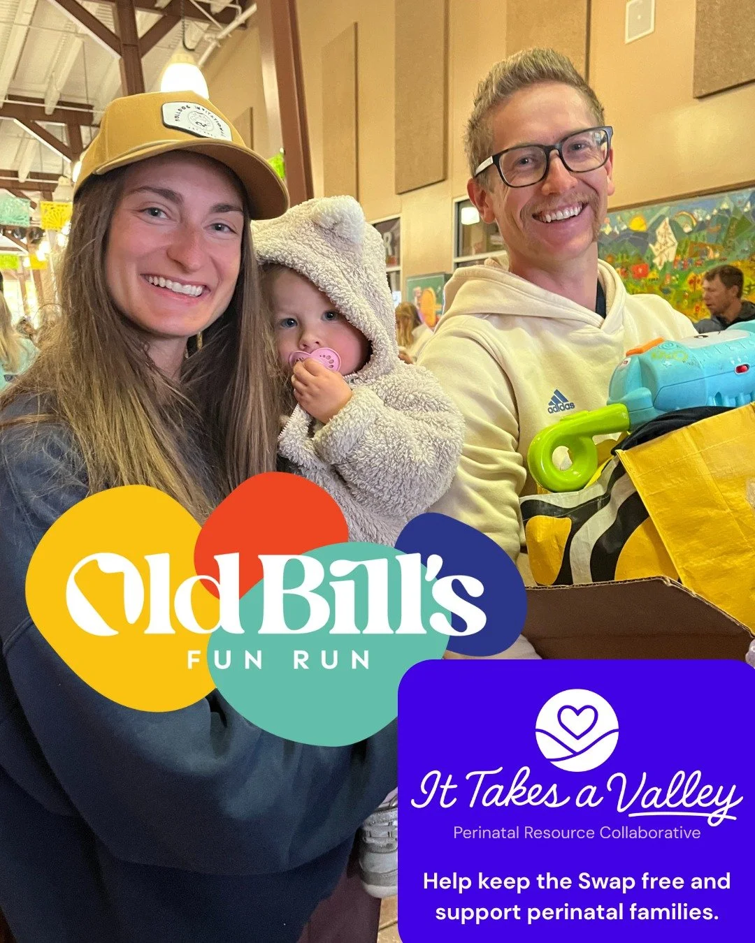 🚨 TODAY is the FINAL DAY to donate through Old Bill's! www.oldbills.org/donate 

💜 If you have a soft spot in your heart for that crazy time in life of starting or growing a family - partner with us! We get you.

🆓 Keep the swap free and support p