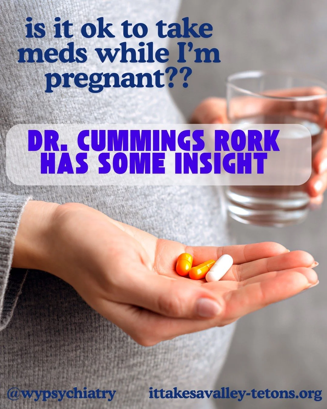 Myth: You can't take any medications while pregnant or breastfeeding.

We hear this concern all the time from expecting and new parents, but here's the truth from Dr. Cummings Rork at @wypsychiatry:

🔹 Many psychiatric medications ARE safe during pr