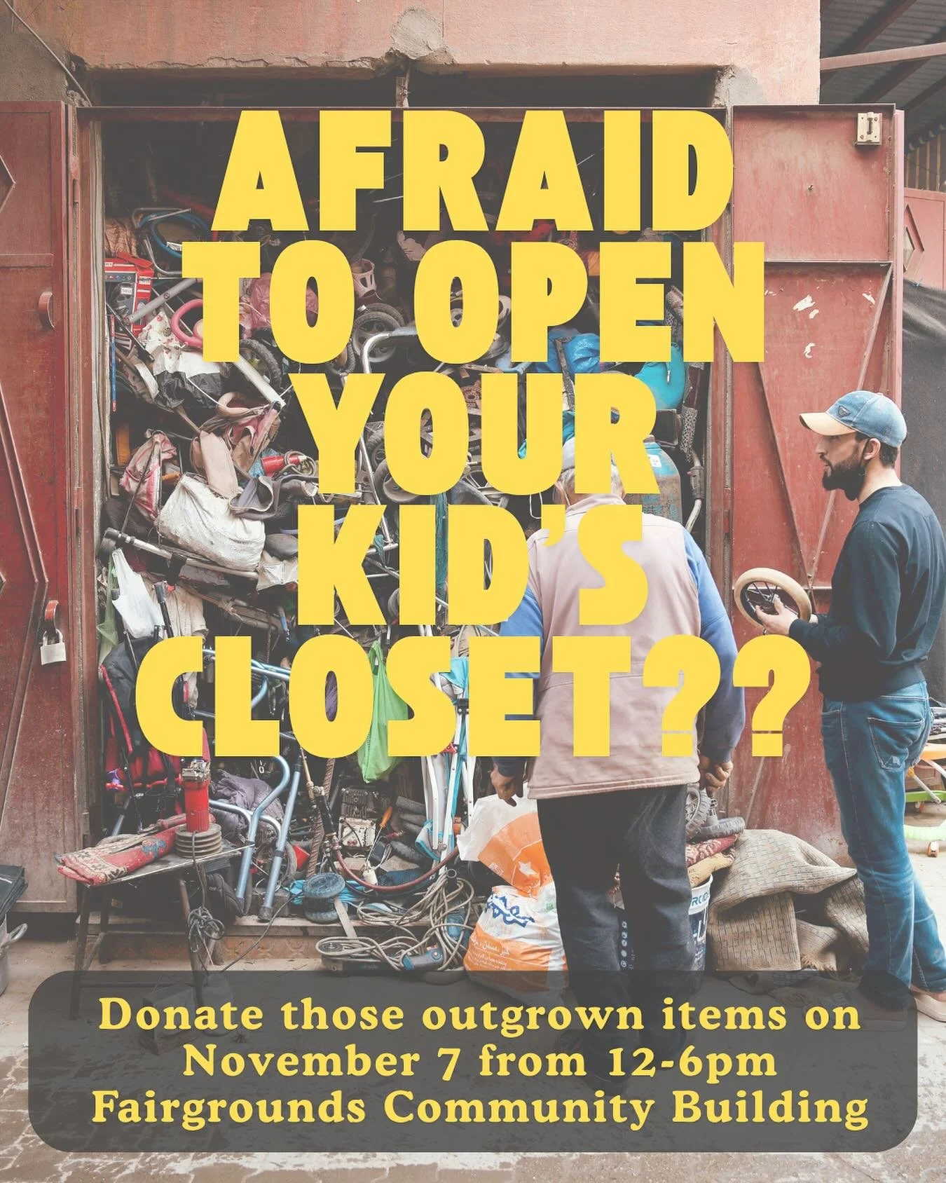 Real talk: Baby gear is expensive, kids grow fast, and that bouncer you bought and only used for approximately 6 weeks. 😅

Here&rsquo;s what makes the Child Clothing &amp; Gear Swap special:
😁 Clean out your space for the next size up
♻️ Your outgr