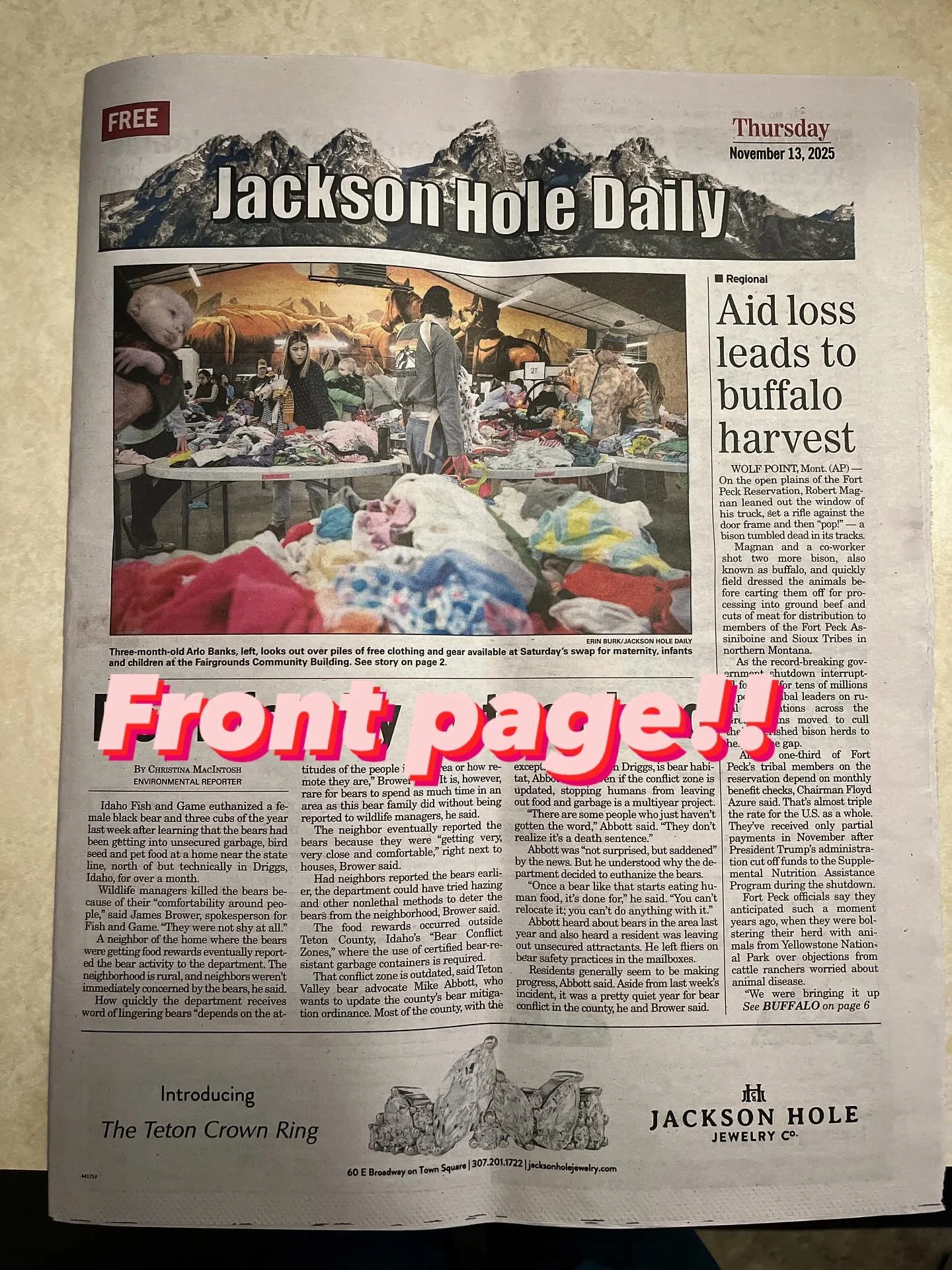 Thanks @jhnewsandguide for highlighting this beloved community event that impacted over 600 people!
What didn&rsquo;t get mentioned was the 196 volunteers that made this event happen! #ittakesavalley