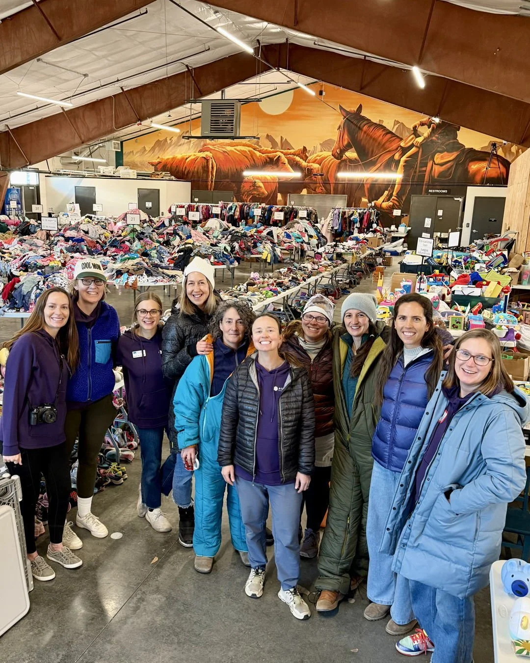 We are beyond thankful for an AMAZING team of volunteers that helped plan, execute and manage a massive event like the Free Maternity, Infant, Child Clothing + Gear Swap.

You are heros.

Not pictured: bloody hands, tears from exhaustion and swollen 
