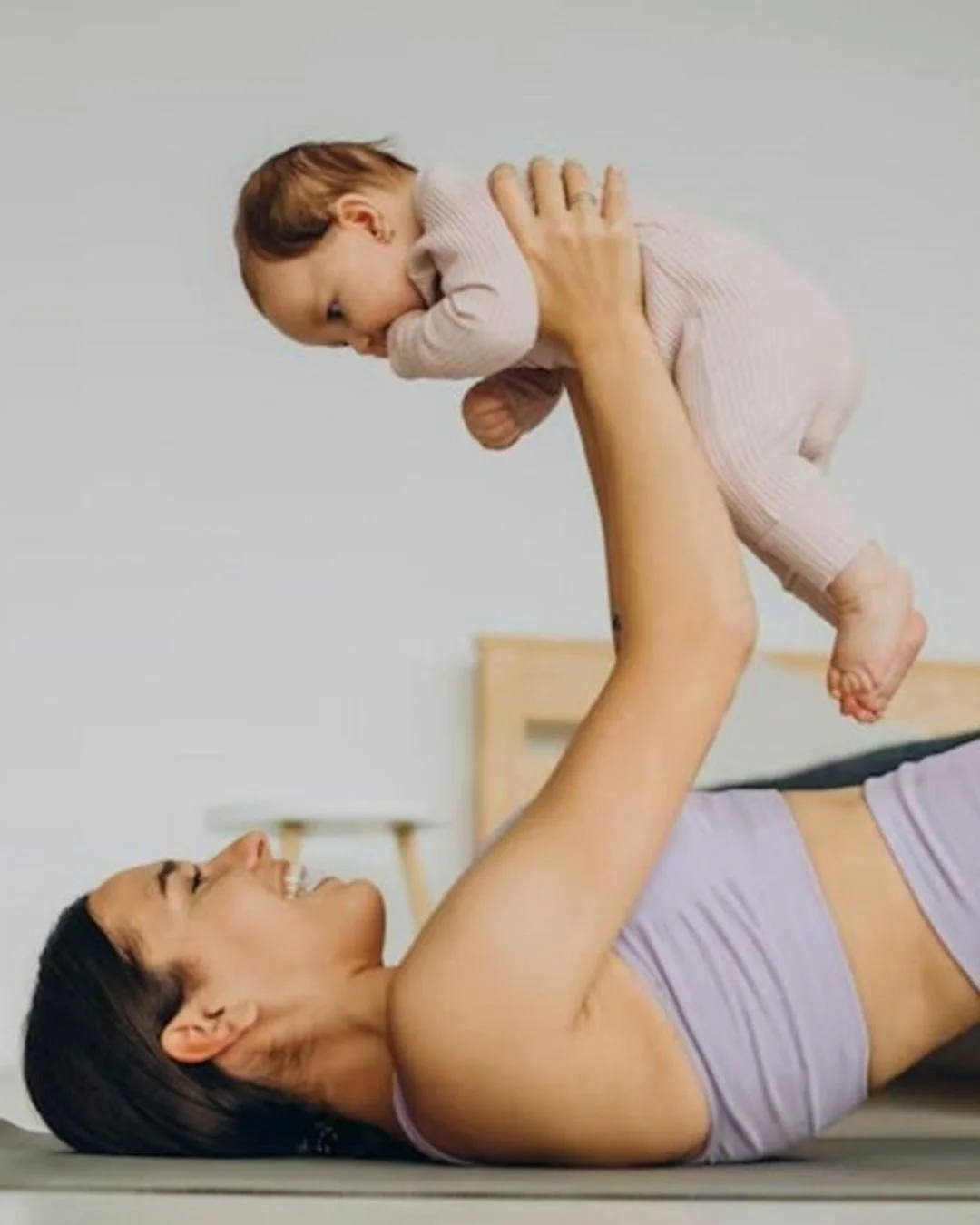 Baby and Me Yoga @homeyogajh with @lizzymoran_ can be exactly what you need when you're sleep-deprived and haven't moved your body in days...

Here's why it's more than just stretching:

✨ Gentle movement that soothes your postpartum nervous system
✨