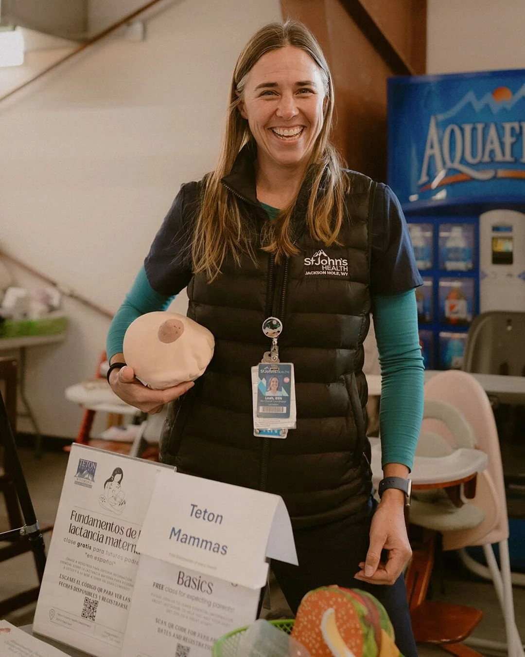 Thanks Leah Nydam from @stjohnshealth Lactation Department for being at the Swap and supporting so many perinatal families! We love partnering with you! 🫶 

🔗 Link in bio to find lactation resources on the ONLY local go-to perinatal guide.

.
.
.
.